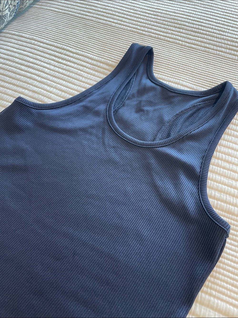 Under Armour Women's Navy Blue Racerback Tank -Small